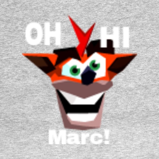 Crash bandicoot:OH HI Marc! by Vylizio